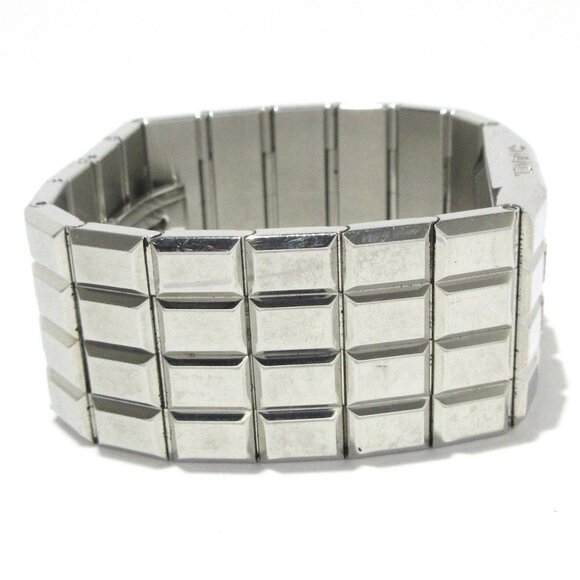 Auth CHANEL Chocolat H0934 Silver Women's Wrist Watch - Picture 3 of 10